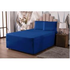 Imagem de Roupa De Cama Para Box Conjugado King Lençol Com Elástico E Fronha Mal