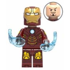 Imagem de Boneco Blocos De Montar Homem De Ferro Armadura Mk4 - Mega Block Toys
