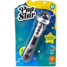 Imagem de Microfone Infantil Musical Pop Star Preto - Ark