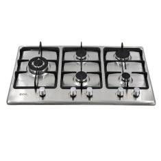 Imagem de Cooktop a Gás 05 Bocas Eos Inox 90cm Ecg05ib Bivolt