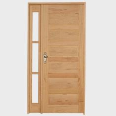 Imagem de Kit Porta de Madeira Vitrô Direita 213cmx120cmx12cm PE28 Esel