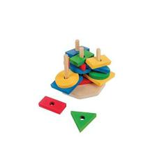Imagem de Torre de Formas Geométricas Carlu Brinquedos