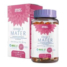 Imagem de Omega 3 Mater Dha 500Mg 60 Caps - Óleo De Peixe Com Dha Concentrado -