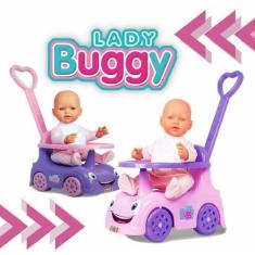 Imagem de Carrinho De Boneca Bebe Lady Buggy Aconchego para Bonecas Cor: Rosa - 
