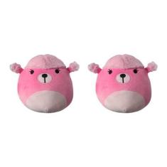 Imagem de Kit 2x Brinquedos Pelúcia Poodle Rosa - Ty Rara