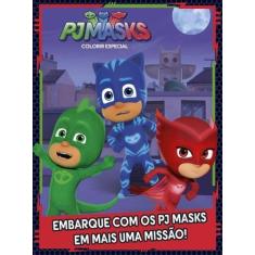 Imagem de Livro para Colorir PJ Mask com Acessórios