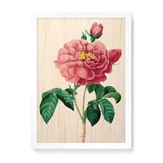 Imagem de Arte Maníacos Quadro Decorativo em Madeira Camélia  - 23x16,25cm (Moldura caixa em laca )