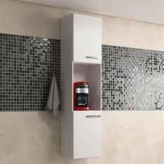 Imagem de Paneleiro Cozinha Veneza 2 Portas 1 Nicho Branco