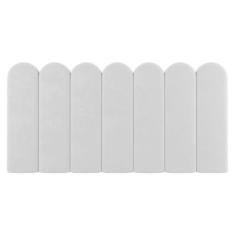 Imagem de Painel Cabeceira Cama Box Solteiro Lana 90cm Sintético Branco - Abmaza