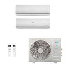 Imagem de Ar-Condicionado Multi Split Inverter Elgin 18.000 (2x Evap HW 9.000) Quente/Frio 220V