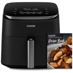 Imagem de Fritadeira Elétrica Air Fryer 6 Litros com 9 Funções e 5 Velocidades, 110V 1725W, COSORI, Preta