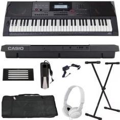 Imagem de Teclado Arranjador Casio Ct-X3000 61 Teclas + Suporte + Capa + Pedal +