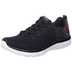 Imagem de Skechers Tênis feminino Virtue, Preto/Rosa=bkpk, 35
