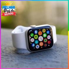 Imagem de Relogio Smartwatch Presente dia dos Pais Feminino Preto Serie 9 Branco