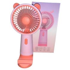 Imagem de Ventilador Mini Fan Portátil Usb Com Orelhinhas E Base Apoio - SHR, Ro