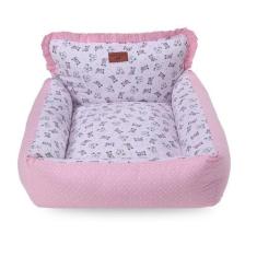 Imagem de Cama Berço Dupla Face para Cachorro Gato 100% Algodão Rose - Talentos 