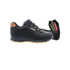 Imagem de Tênis Infantil Masculino Escolar de Menino Esporte Casual - Tamanho 20 ao 34 Estojo Escolar-Masculino