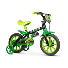 Imagem de Bicicleta Aro 12 Infantil Masculina Nathor Black 12 Preto/Vd