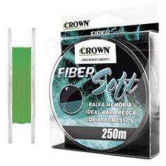 Imagem de Linha Monofilamento Crown Fiber Soft 0,37mm 27lb/12,23kg - 250 Metros
