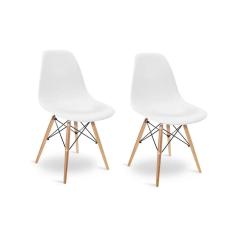 Imagem de Kit 2 Cadeiras Charles Eames Eiffel Wood Design 