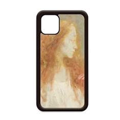 Imagem de Pintura a óleo XJJ Long Hair Beauty para iPhone 12 Pro Max Capa para Apple Mini Mobile Case