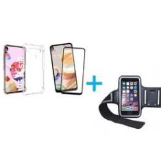 Imagem de Kit Braçadeira LG K61 + Capa + Pelicula De Vidro