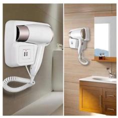 Imagem de 1200 W Secador De Cabelo Elétrico Para Montagem Em Parede De - Vijodi