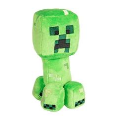 Imagem de JINX Minecraft Happy Explorer Creeper Pelúcia Brinquedo de Pelúcia, Verde, 7 &quot;de altura