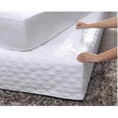 Imagem de Saia Para Cama Box Queen Boulevard Easyfit Branca Altenburg