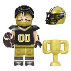 Imagem de Boneco Blocos De Montar Saints Futebol Americano - Mega Block Toys