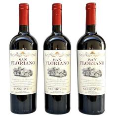 Imagem de Vinho San Floriano Sangiovese Toscana IGT | Kit com 3 Garrafas | Oferta