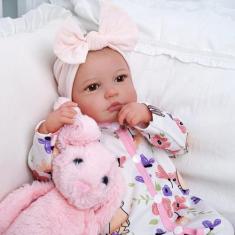 Imagem de Boneca Reborn BABESIDE Little Angel de 20 polegadas com acesso.