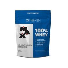Imagem de Whey 100% Concentrado Baunilha Refil 900G Max Titanium
