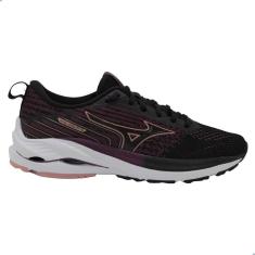 Imagem de Tênis de Corrida Feminino Mizuno Wave Vitality 5 Preto/Amora