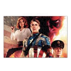 Imagem de Quebra Cabeça Personalizado Capitão America 120 Peças 001