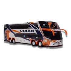 Imagem de Brinquedo Miniatura Ônibus Antiga União 1800 G7 Dd - Rodoviário G7 Dd