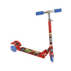Imagem de Patinete Ajustável E Dobrável Heroi Avengers 3 Rodas Etitoys - Etilux