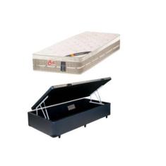 Imagem de Conjunto Cama Box Baú Solteiro King Americano Jadmax + Colchão Molas C