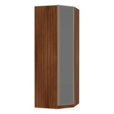 Imagem de Guarda Roupa Solteiro Canto Diagonal Prime Plus 1 Porta Alumínio Com V