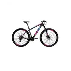 Imagem de Bicicleta Aro 29 Ksw Xlt Alumínio 24v Câmbios Shimano Garfo Com Trava No Ombro - Preto-pink-azul Tam.17