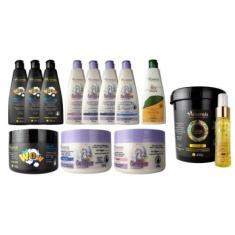 Imagem de Kit Arvensis Wow Cachinhos Cachos Crespos Tec Oil 13 Itens