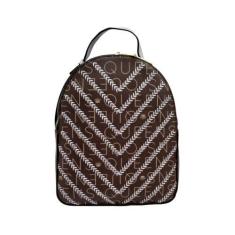 Imagem de Bolsa mochila feminina costas mão queens paris santino, Lilás, M