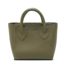 Imagem de Bolsa Handbag Feminina Compacta Alça de Mão e Transversal Removivel Lisa-Feminino