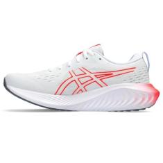 Imagem de ASICS Tênis de corrida feminino GEL-EXCITE 10, Branco/Vermelho nascer do sol, 41