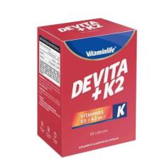 Imagem de Vitaminlife Devita - Vitamina K2 + Vitamina D 60 Cápsulas Vitaminlife