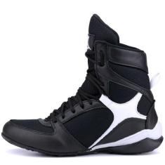 Imagem de Tênis Bota De Treino Musculação Cano Medio Em Couro - Mr Gutt