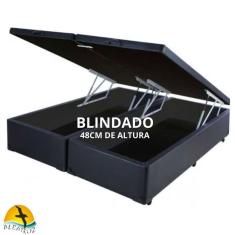 Imagem de Cama Box Baú Casal Bipartido 138 x 188 - Super Reforçado 