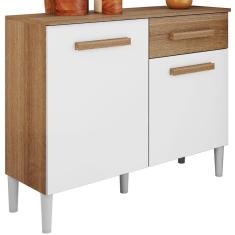 Imagem de Balcao De Cozinha 2 Portas 105 cm 2012148 Atacama Off White ARMoveis