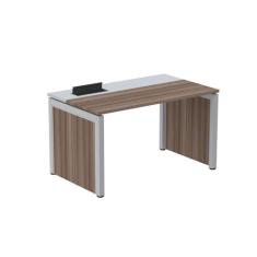 Imagem de Escrivaninha para Escritório 120x79,2 Pscpp120 Walnut/Cinza