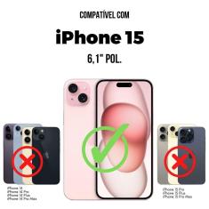 Imagem de Capa para iPhone 15 - Clear Proof - Gshield